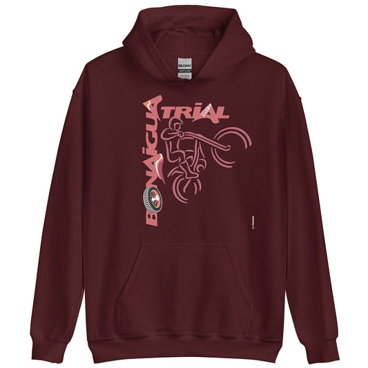 BONAIGUA TRIAL · Sudadera capucha·Mujer/Unisex · Basic·Maroon-176c2f