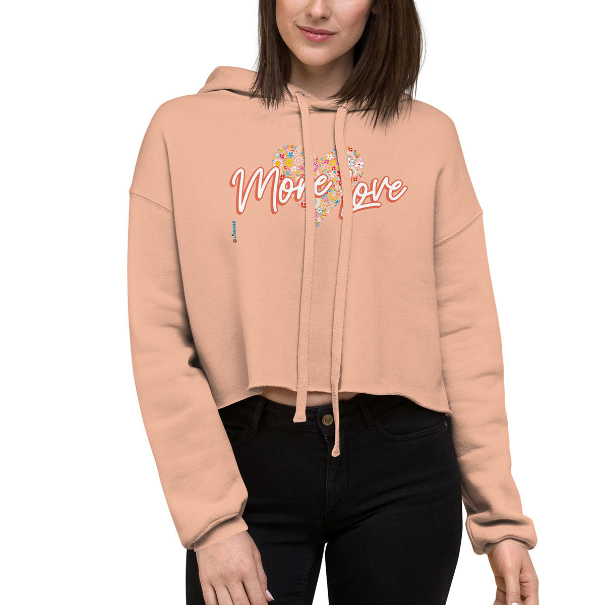 LIKELELE world · Sudadera corta capucha·Mujer · Medium·Peach-200a2f