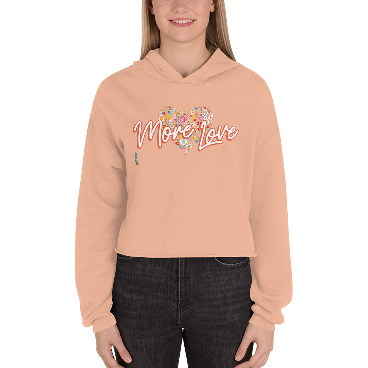 LIKELELE world · Sudadera corta capucha·Mujer · Medium·Peach-200a2f