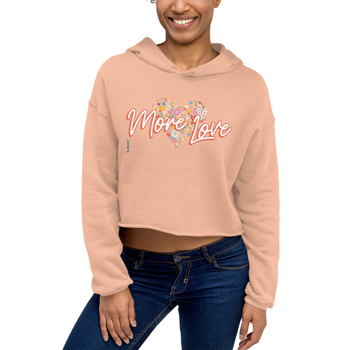LIKELELE world · Sudadera corta capucha·Mujer · Medium·Peach-200a2f