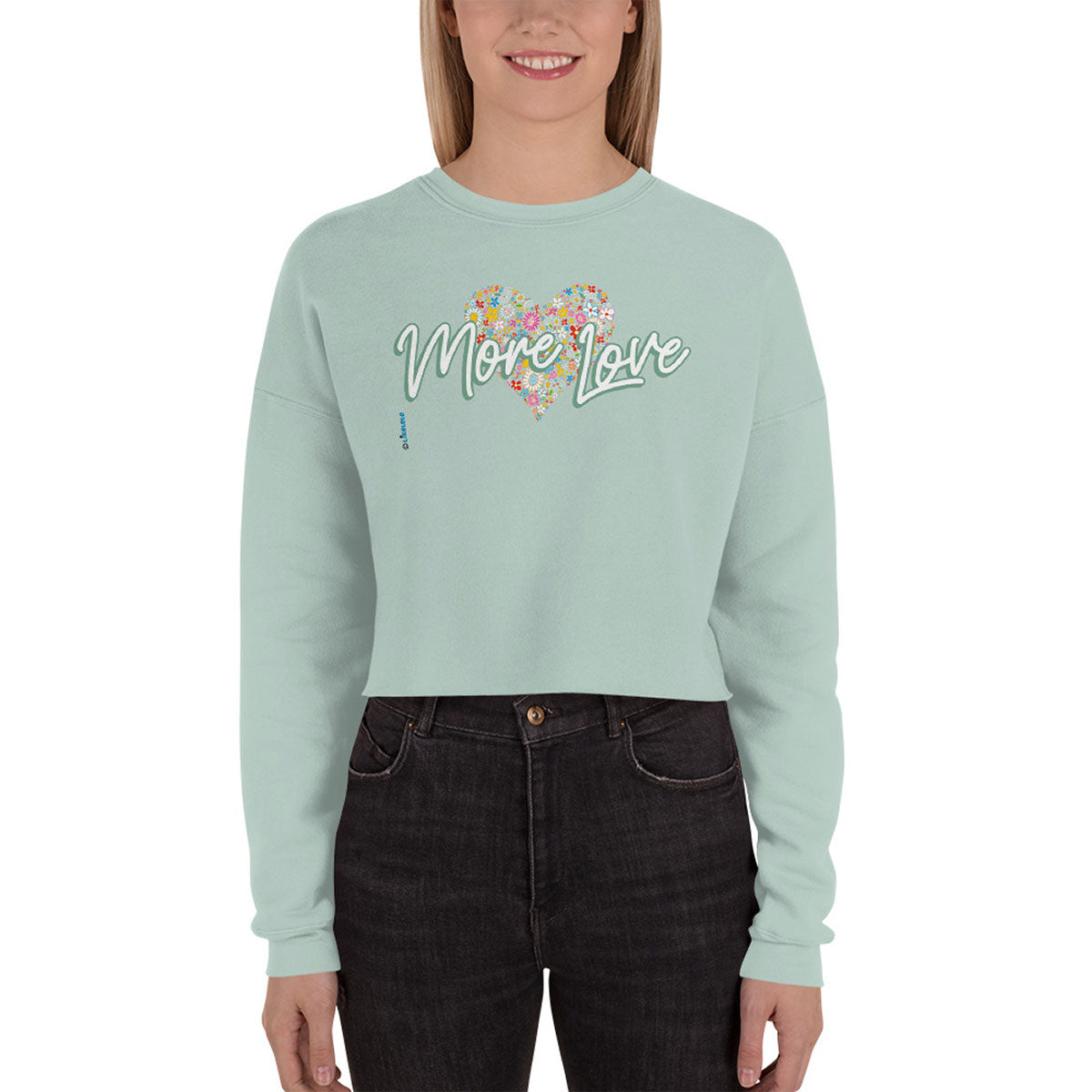 LIKELELE world · Sudadera corta·Mujer · Medium·Dusty Green-199a2f