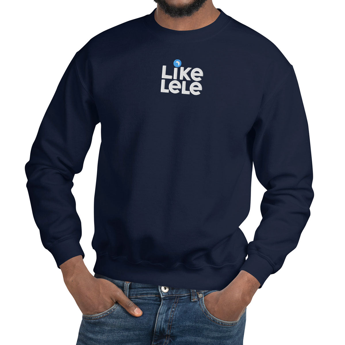 LIKELELE world · Sudadera·Hombre/Unisex · Basic·Navy-227c1f
