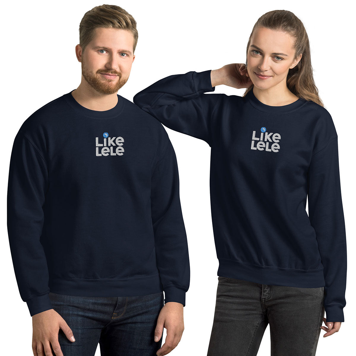 LIKELELE world · Sudadera·Hombre/Unisex · Basic·Navy-227c1f