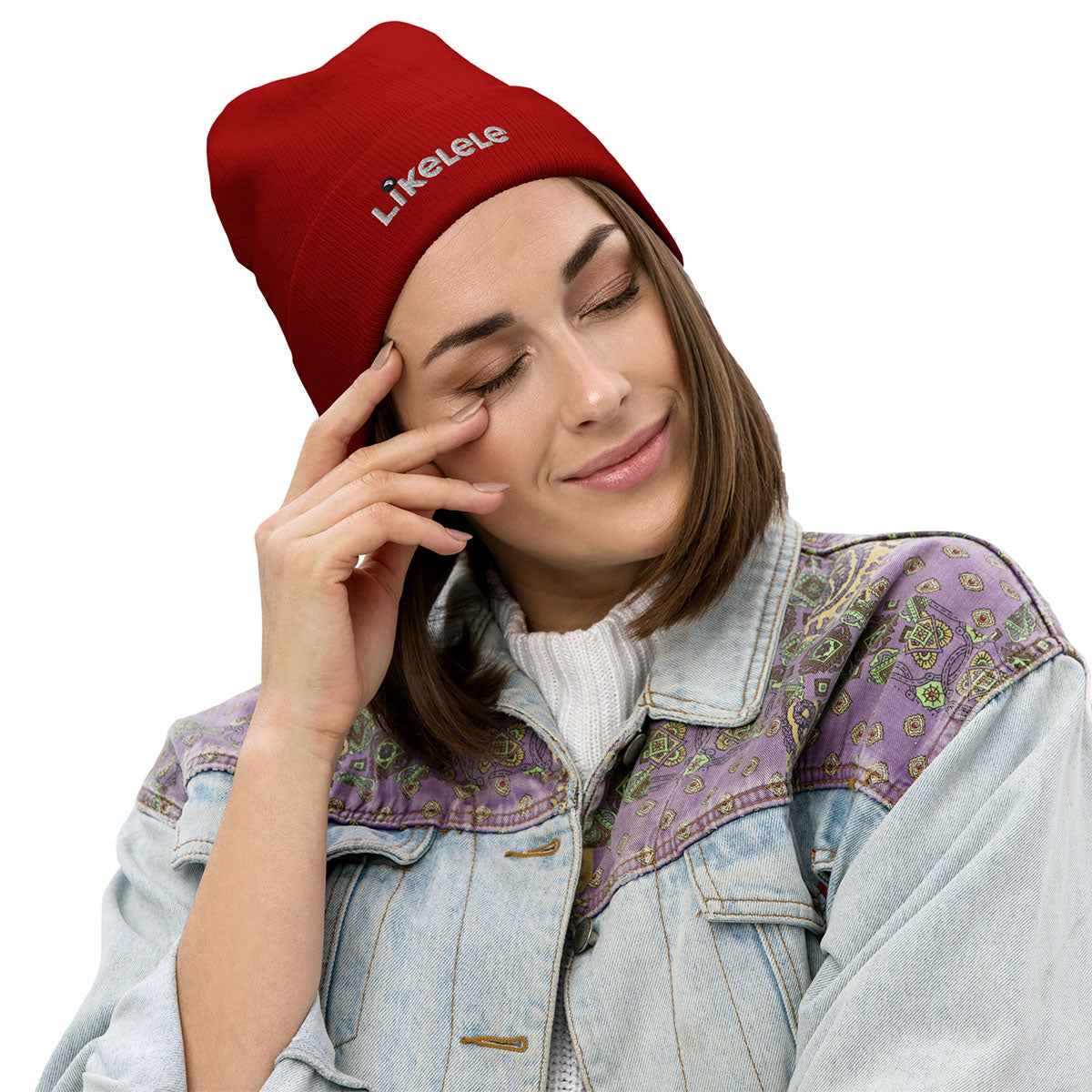 LIKELELE world · Gorro invierno·Unisex · Medium·Red-243c4f