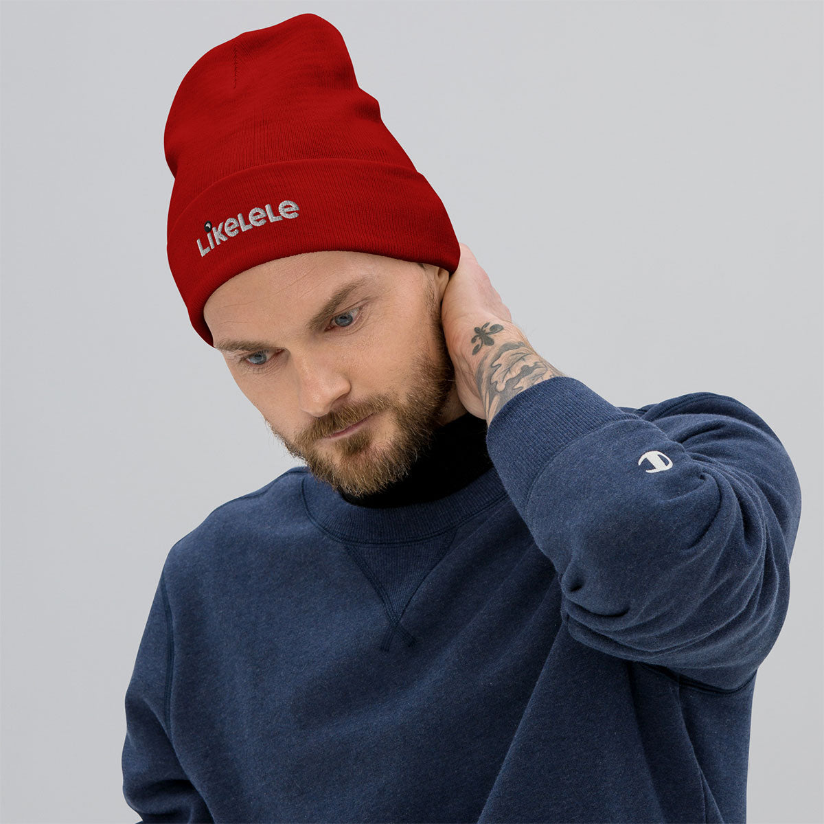 LIKELELE world · Gorro invierno·Unisex · Medium·Red-243c4f