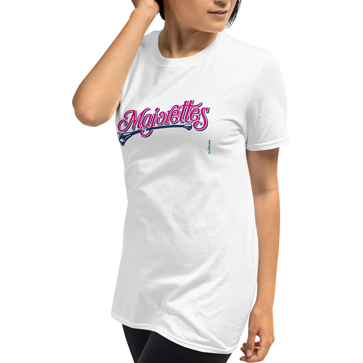 MAJORETTES · Camiseta m/corta·Mujer/Unisex · Basic·Blanco-119a