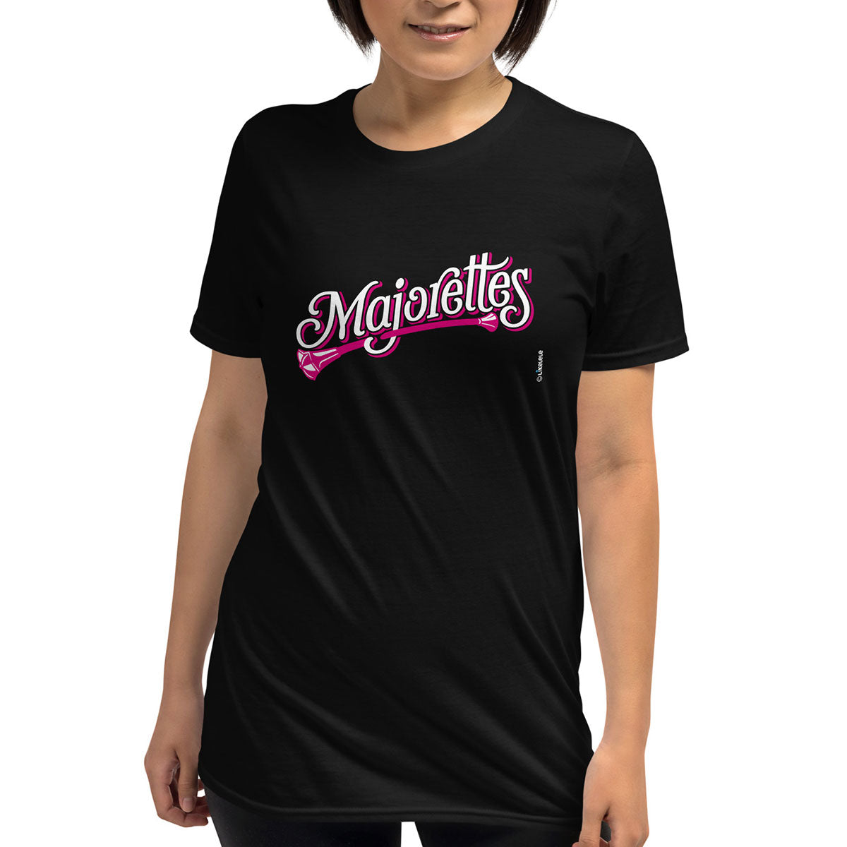 MAJORETTES · Camiseta m/corta·Mujer/Unisex · Basic·Negro-119c