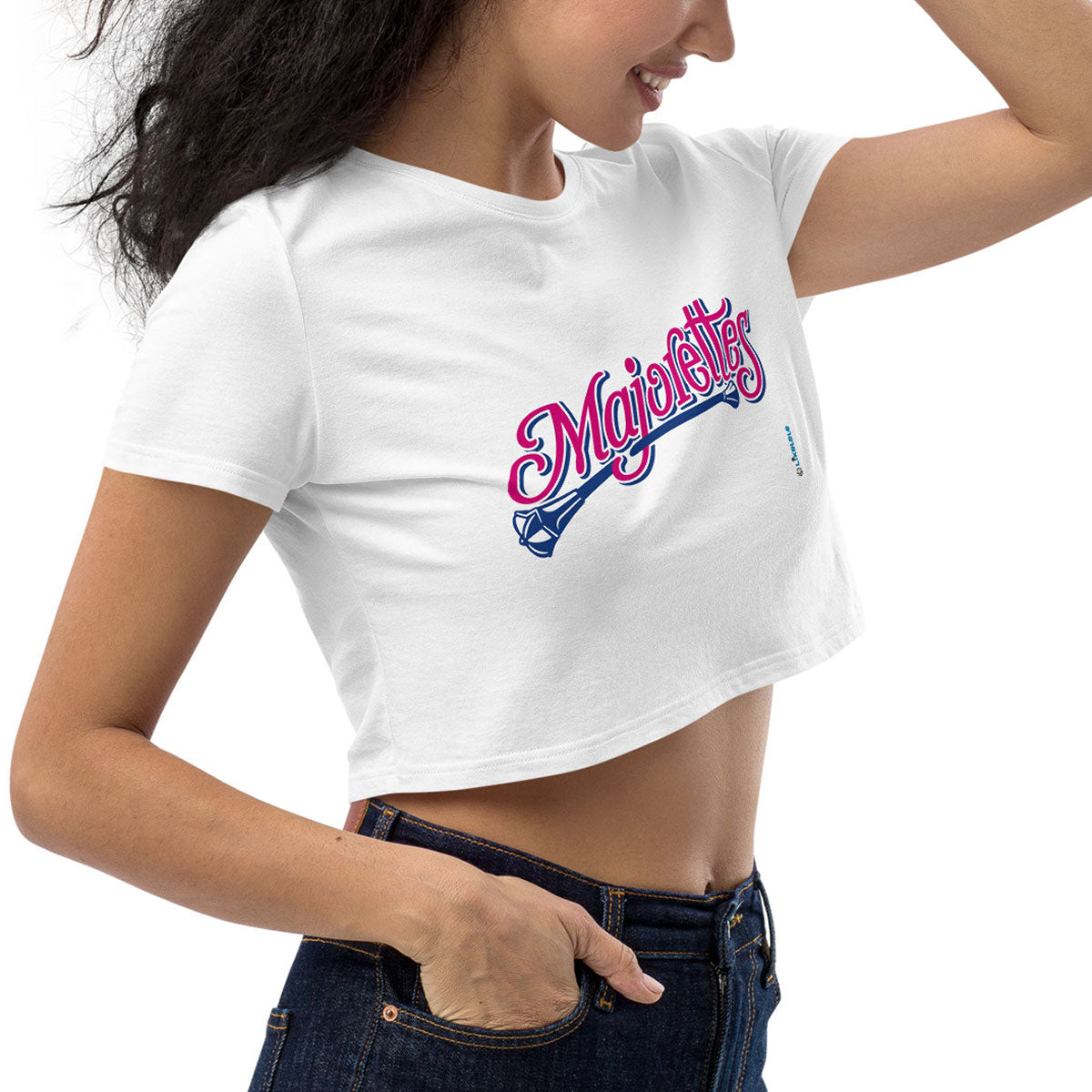 MAJORETTES · Crop Top m/corta·Mujer · Medium·Blanco-105a
