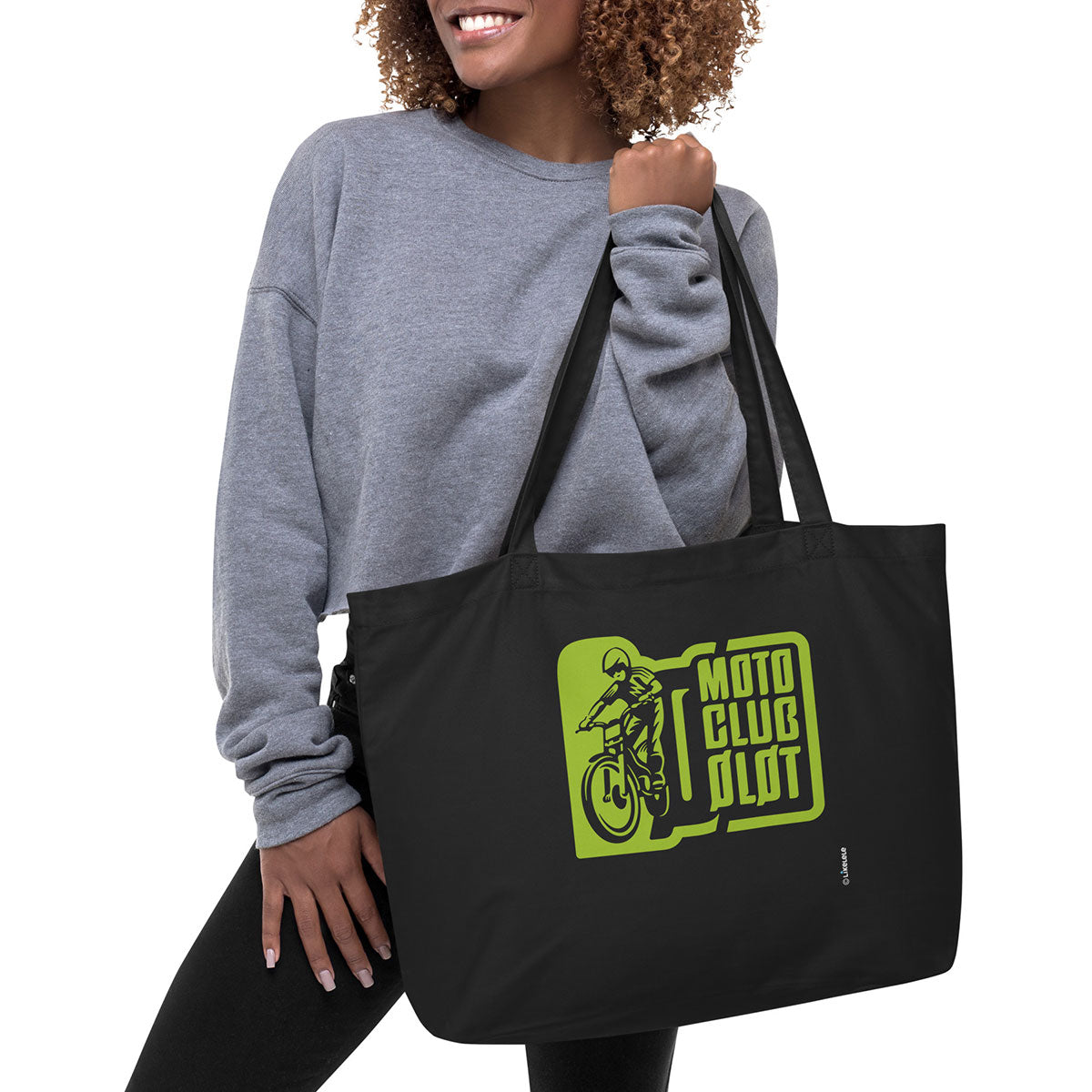 MOTO CLUB OLOT · Bolsa grande 51x36x13·Unisex · Medium·Negro-128c