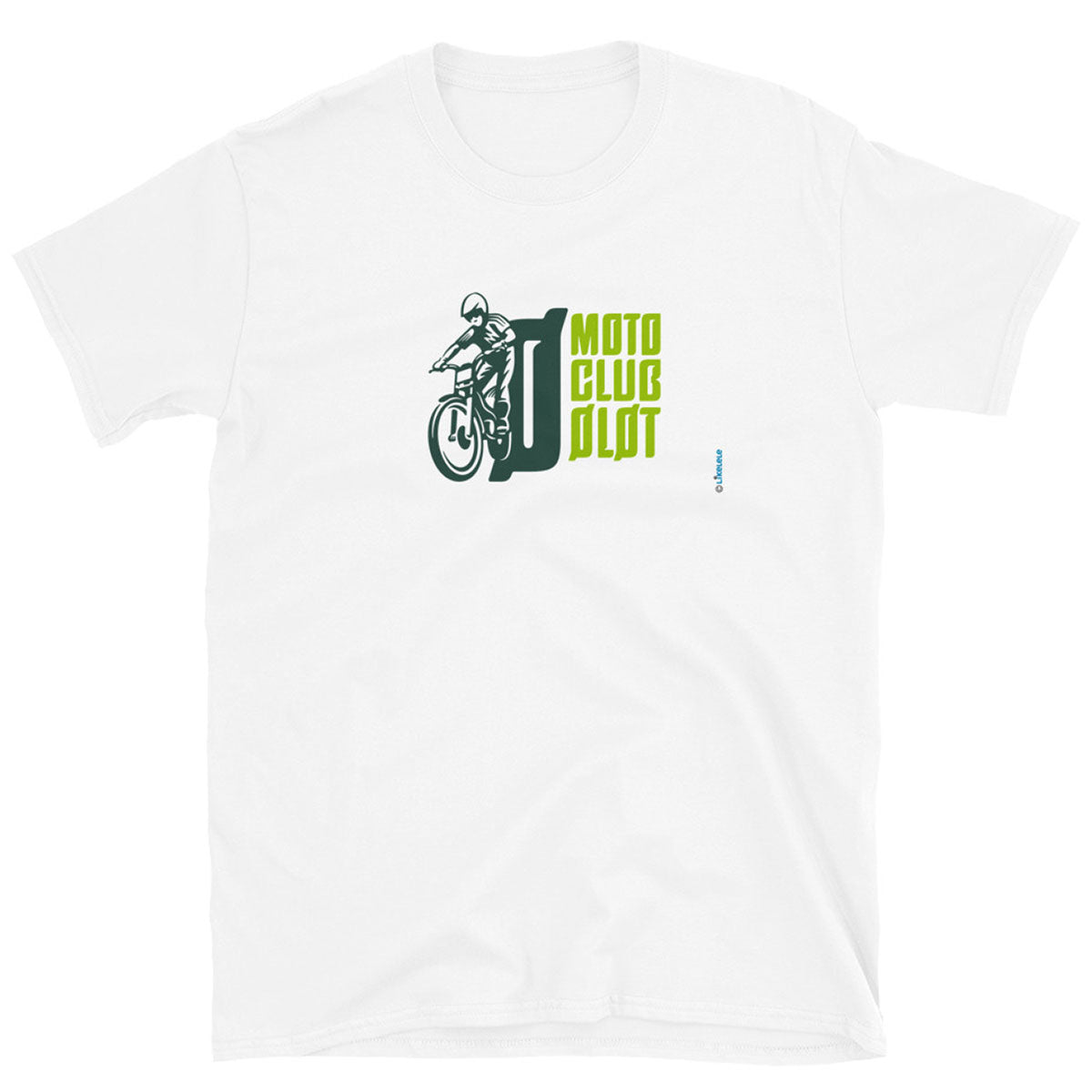 MOTO CLUB OLOT · Camiseta m/corta·Hombre/Unisex · Basic·Blanco-125a1