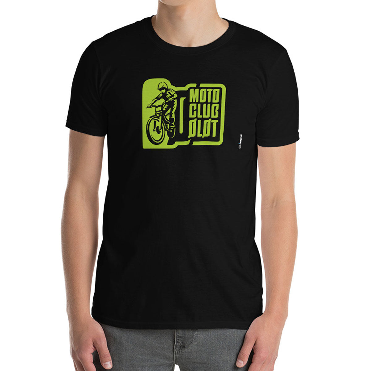 MOTO CLUB OLOT · Camiseta m/corta·Hombre/Unisex · Basic·Negro-125c1