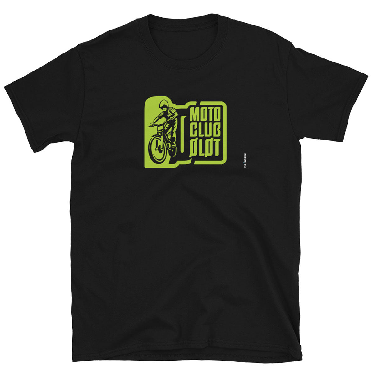 MOTO CLUB OLOT · Camiseta m/corta·Hombre/Unisex · Basic·Negro-125c1