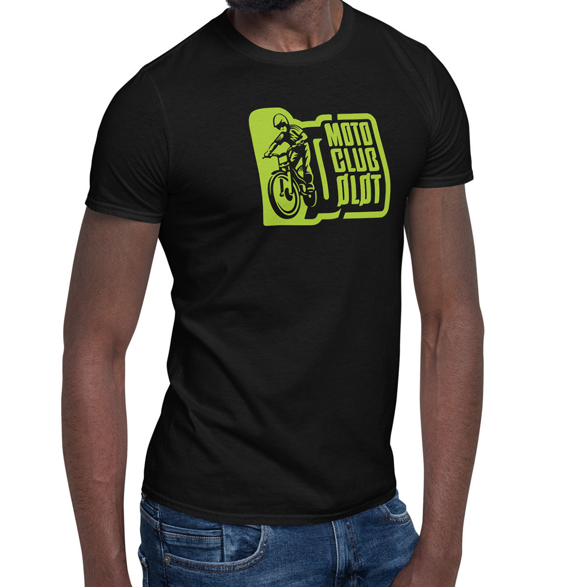 MOTO CLUB OLOT · Camiseta m/corta·Hombre/Unisex · Basic·Negro-125c1