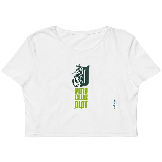 MOTO CLUB OLOT · Crop Top m/corta·Mujer · Medium·Blanco-124a