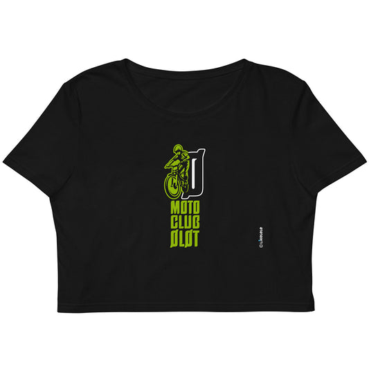 MOTO CLUB OLOT · Crop Top m/corta·Mujer · Medium·Negro-124c