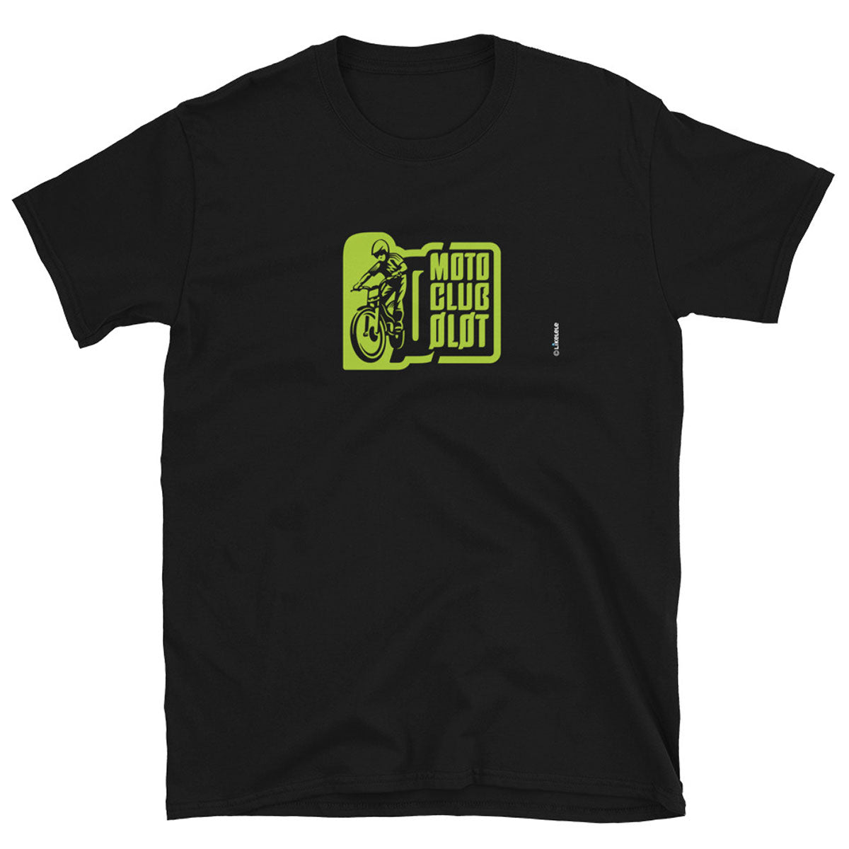MOTO CLUB OLOT · Camiseta m/corta·Mujer/Unisex · Basic·Negro-125c2