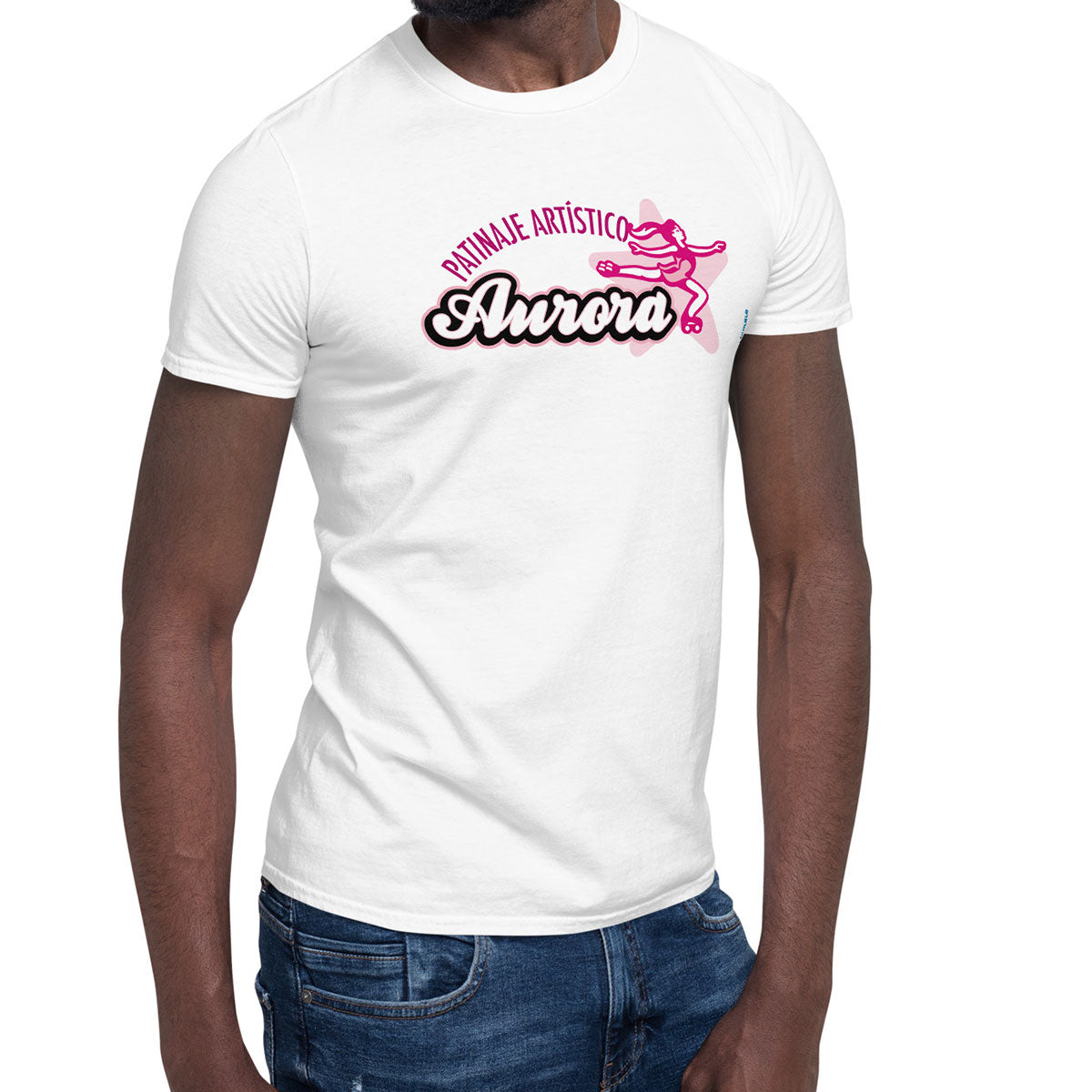 PATINAJE ARTÍSTICO AURORA · Camiseta m/corta·Hombre/Unisex · Basic·Blanco-133a1