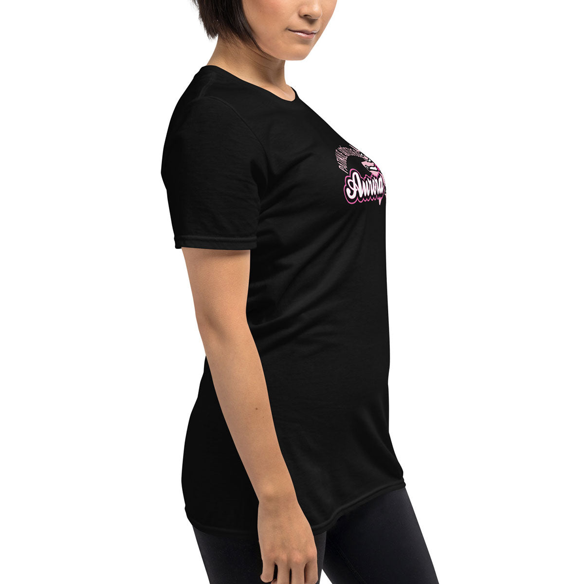 PATINAJE ARTÍSTICO AURORA · Camiseta m/corta·Mujer/Unisex · Basic·Negro-133c2