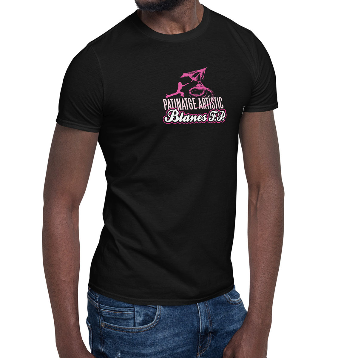 PATINATGE ARTÍSTIC BLANES FP · Camiseta m/corta·Hombre/Unisex · Basic·Negro-139c1
