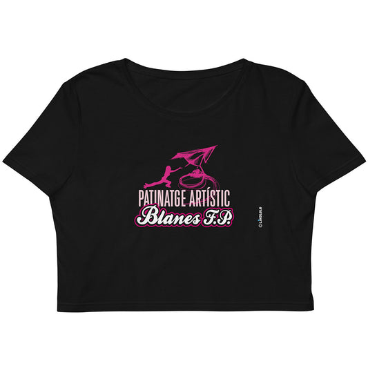 PATINATGE ARTÍSTIC BLANES FP · Crop Top m/corta·Mujer · Medium·Negro-140c