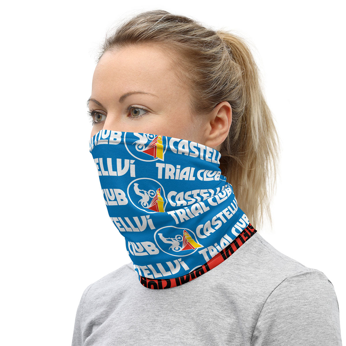 TRIAL CLUB CASTELLVÍ · Braga de cuello·Unisex · Premium·Full Print-195x4ip