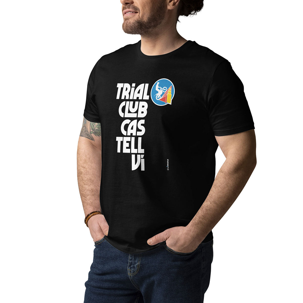TRIAL CLUB CASTELLVÍ · Camiseta m/corta·Hombre/Unisex · Medium·Negro-188c1f