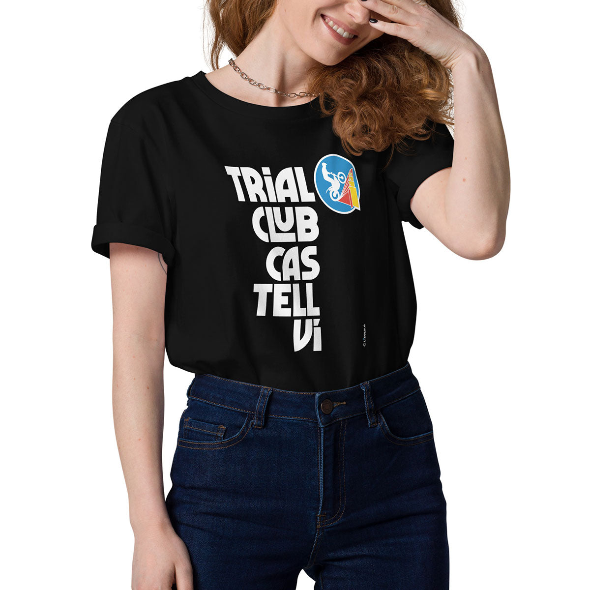 TRIAL CLUB CASTELLVÍ · Camiseta m/corta·Mujer/Unisex · Medium·Negro-188c2f