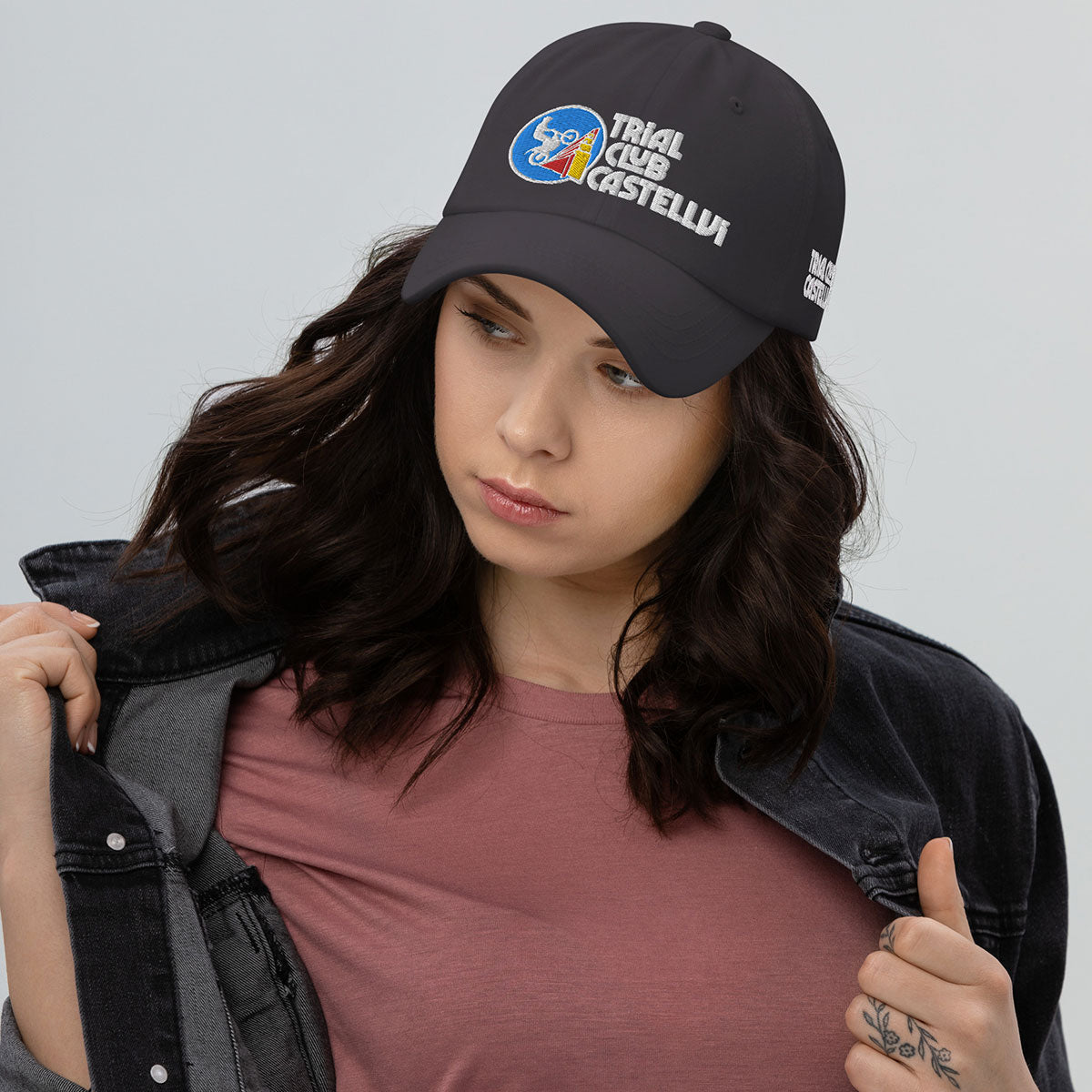 TRIAL CLUB CASTELLVÍ · Gorra Béisbol·Unisex · Basic·Dark Grey-186c4fg