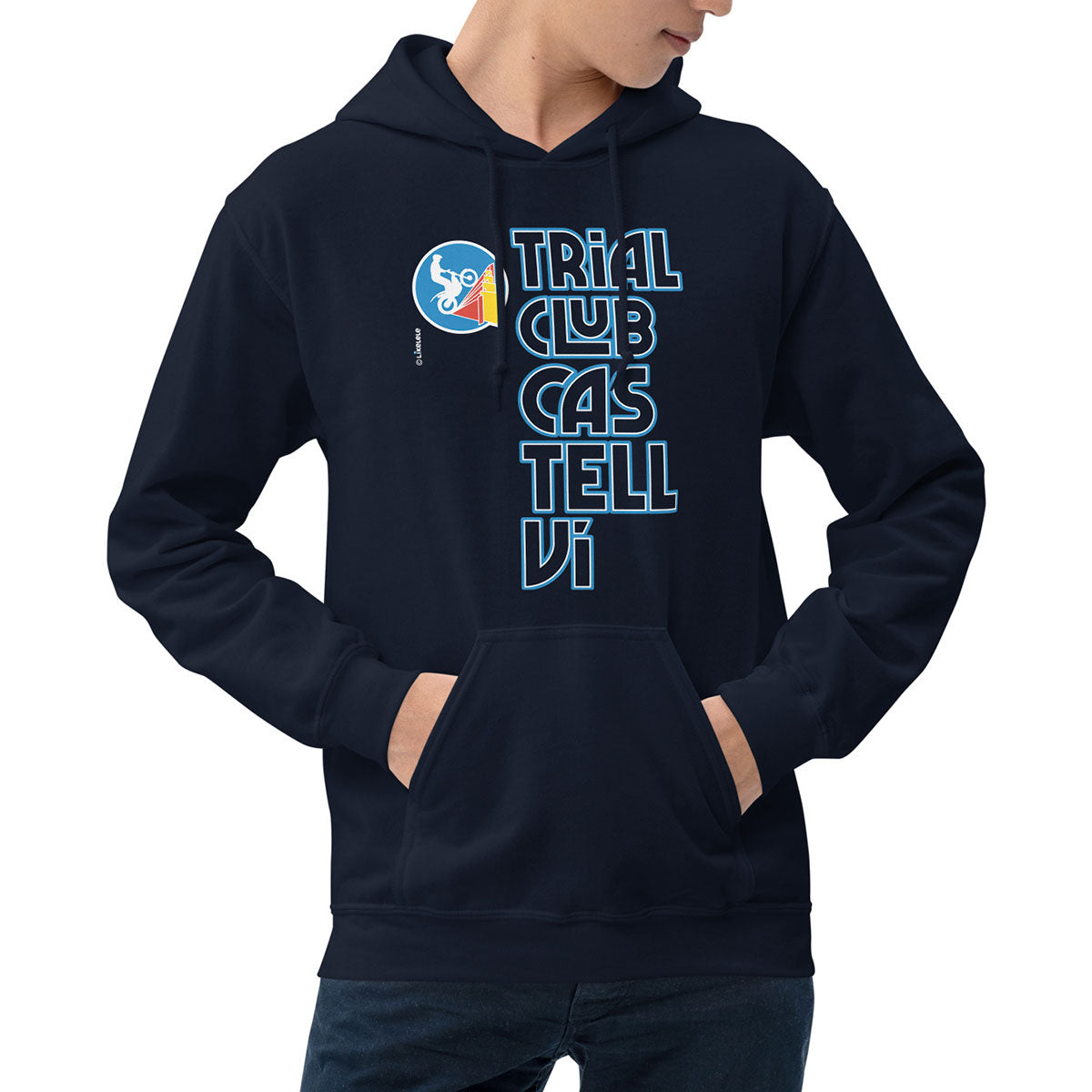 TRIAL CLUB CASTELLVÍ · Sudadera capucha·Hombre/Unisex · Basic·Navy-193c1f