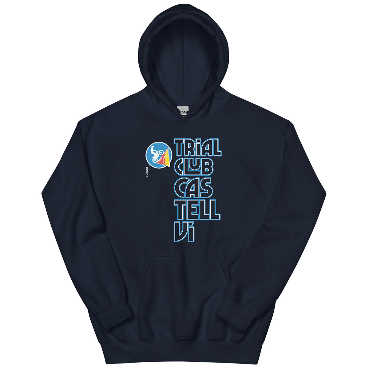 TRIAL CLUB CASTELLVÍ · Sudadera capucha·Hombre/Unisex · Basic·Navy-193c1f