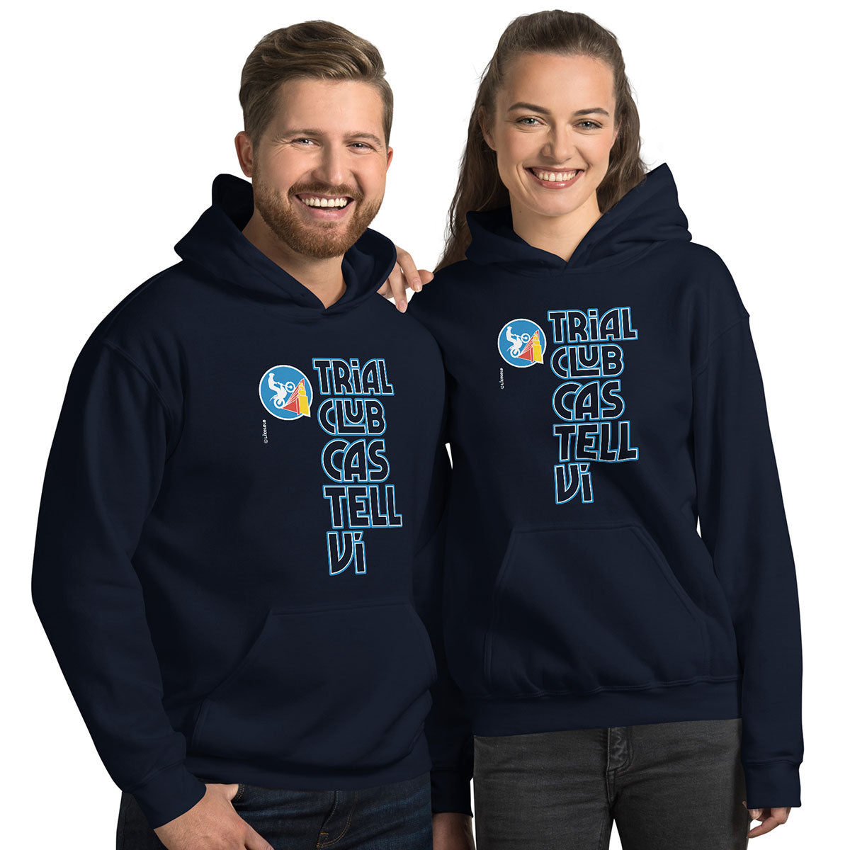 TRIAL CLUB CASTELLVÍ · Sudadera capucha·Mujer/Unisex · Basic·Navy-193c2f