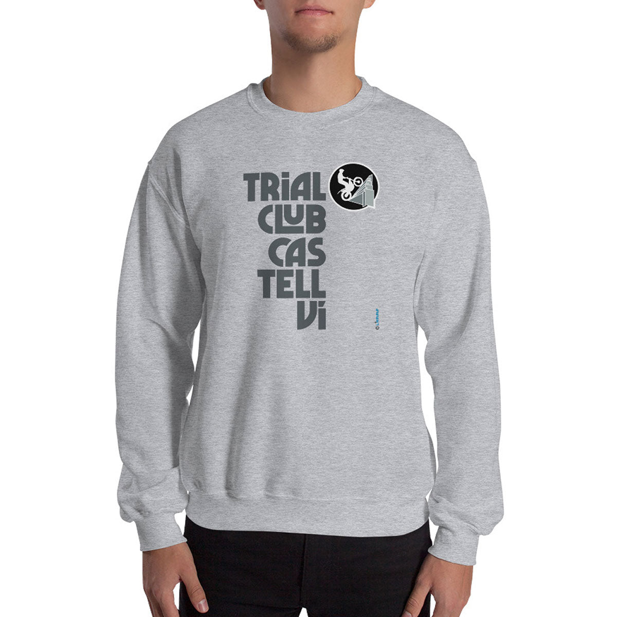 TRIAL CLUB CASTELLVÍ · Sudadera·Hombre/Unisex · Basic·Gris1-189a1f
