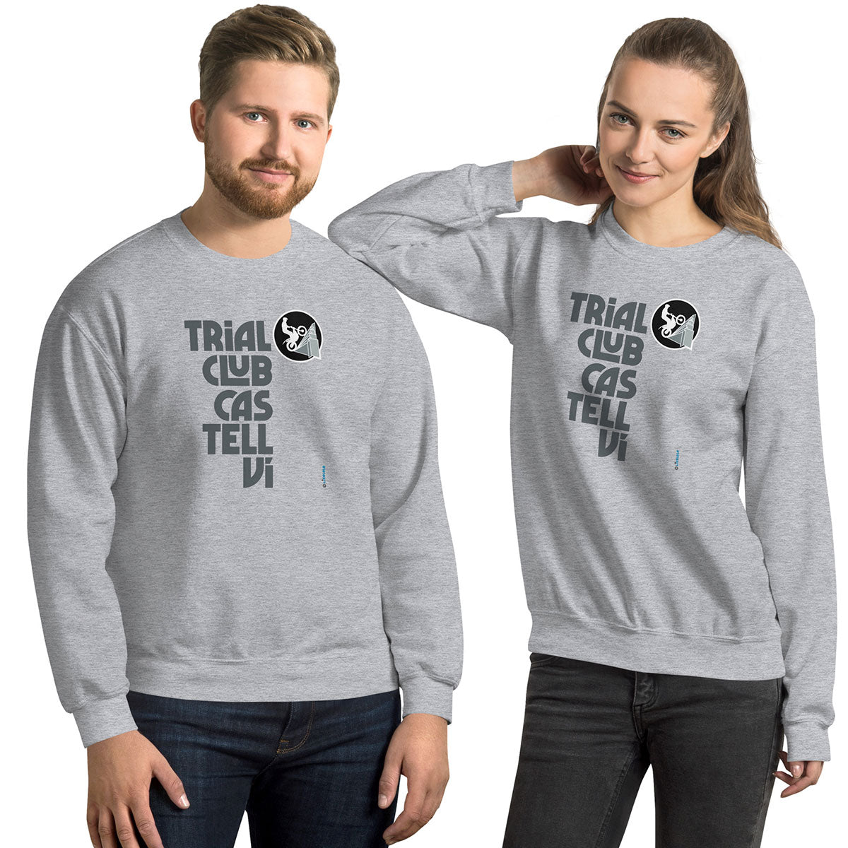 TRIAL CLUB CASTELLVÍ · Sudadera·Hombre/Unisex · Basic·Gris1-189a1f