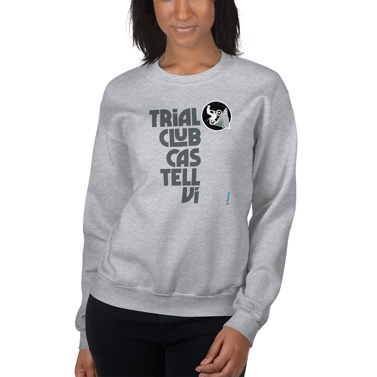 TRIAL CLUB CASTELLVÍ · Sudadera·Mujer/Unisex · Basic·Gris1-189a2f
