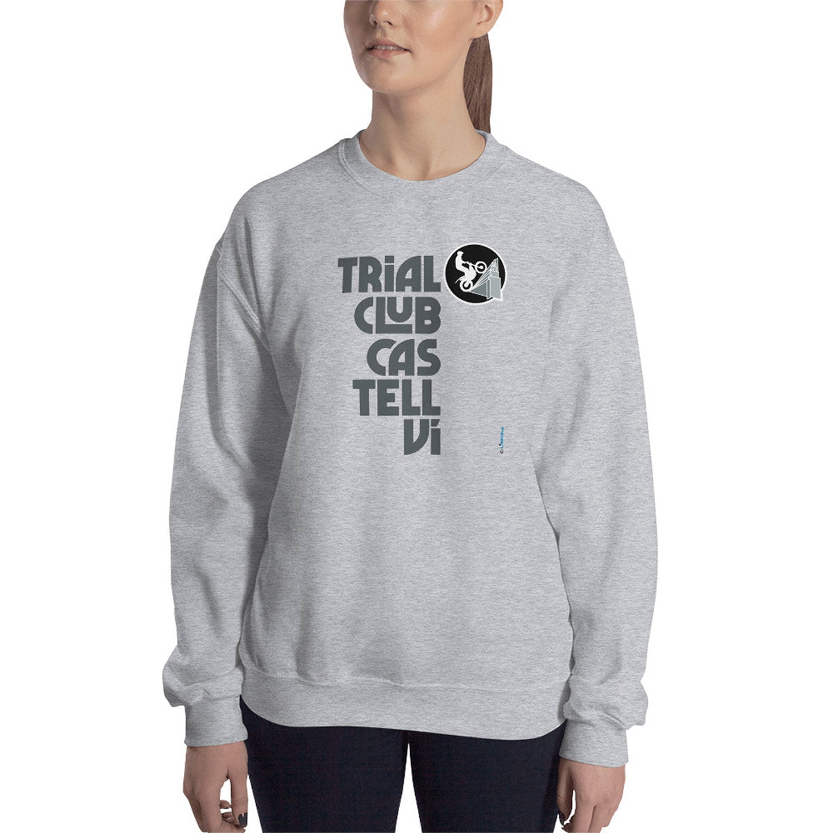 TRIAL CLUB CASTELLVÍ · Sudadera·Mujer/Unisex · Basic·Gris1-189a2f