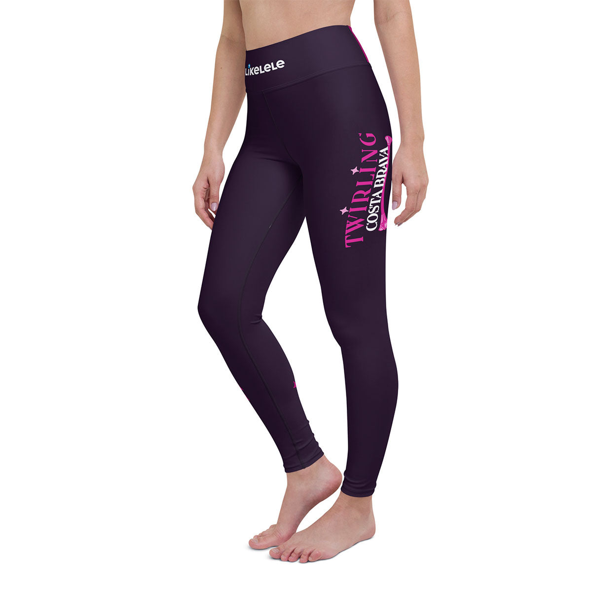 TWIRLING COSTA BRAVA · Leggings·cintura alta·Mujer · Premium·Full Print-232x2ip