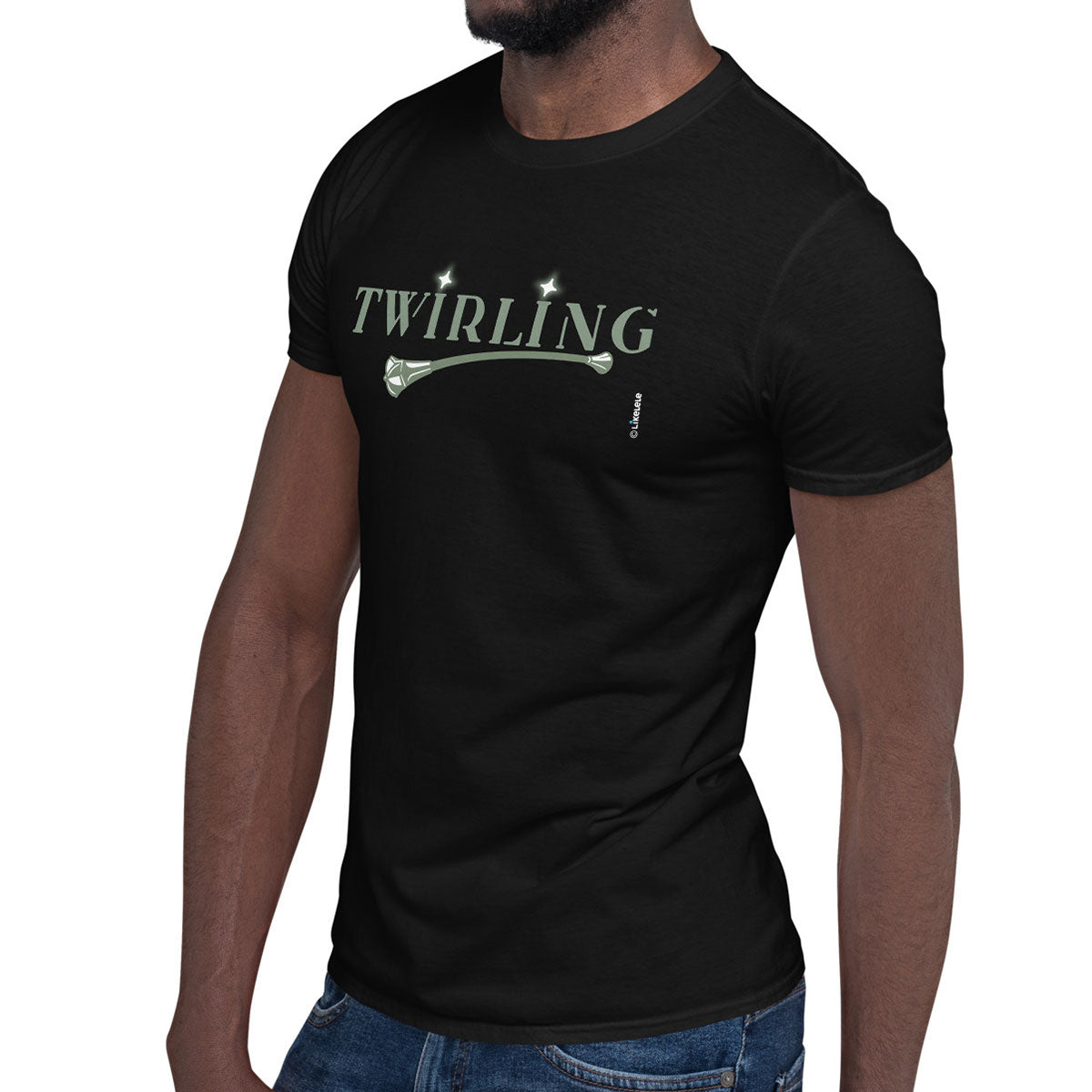TWIRLING · Camiseta m/corta·Hombre/Unisex · Basic·Negro-116c2
