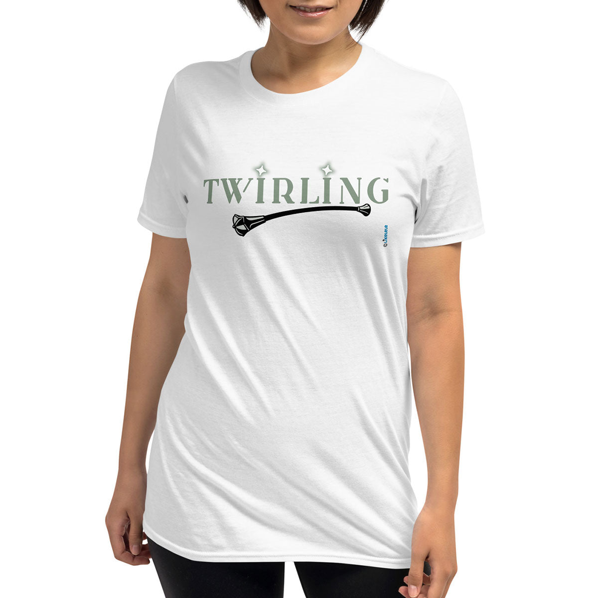 TWIRLING · Camiseta m/corta·Mujer/Unisex · Basic·Blanco-116a