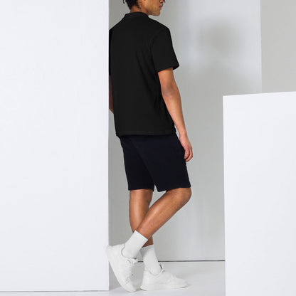 [442] TrialGo · Polo m/corta bordado · Unisex · BASIC · Black