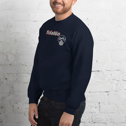 [443] TrialGo · Sudadera bordada · Unisex · BASIC · Navy
