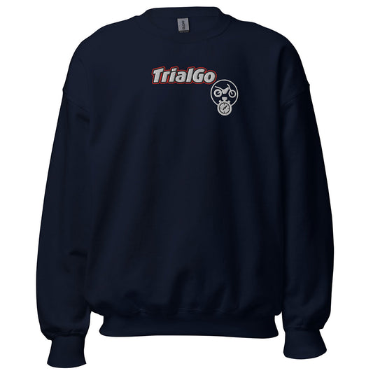 [443] TrialGo · Sudadera bordada · Unisex · BASIC · Navy