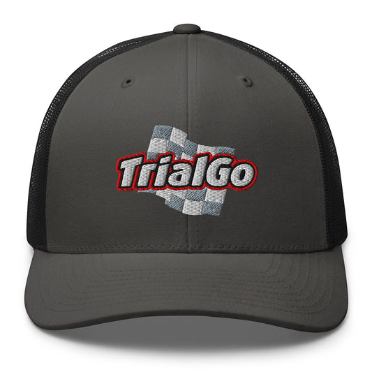 [446] TrialGo · Gorra de rejilla bordada · Unisex · BASIC · Charcoal/Black