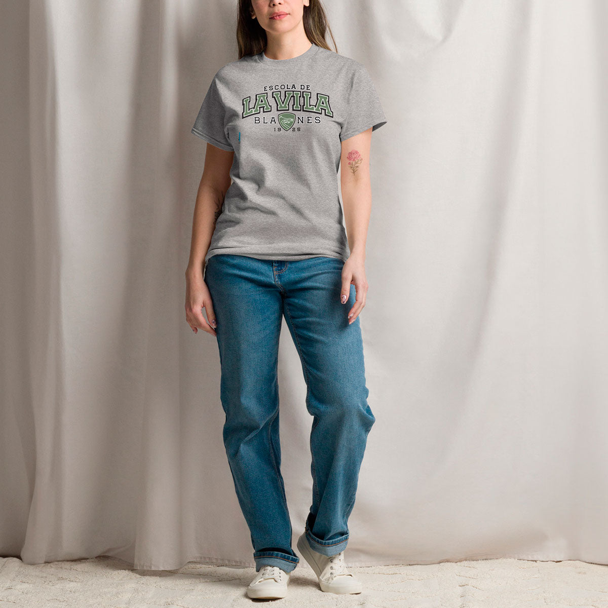 [459] LA VILA · Camiseta m/corta · Unisex · BASIC · Sport Grey