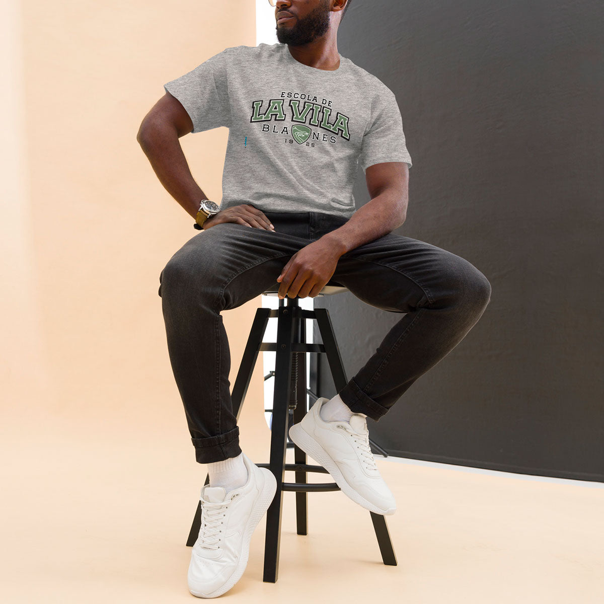 [459] LA VILA · Camiseta m/corta · Unisex · BASIC · Sport Grey