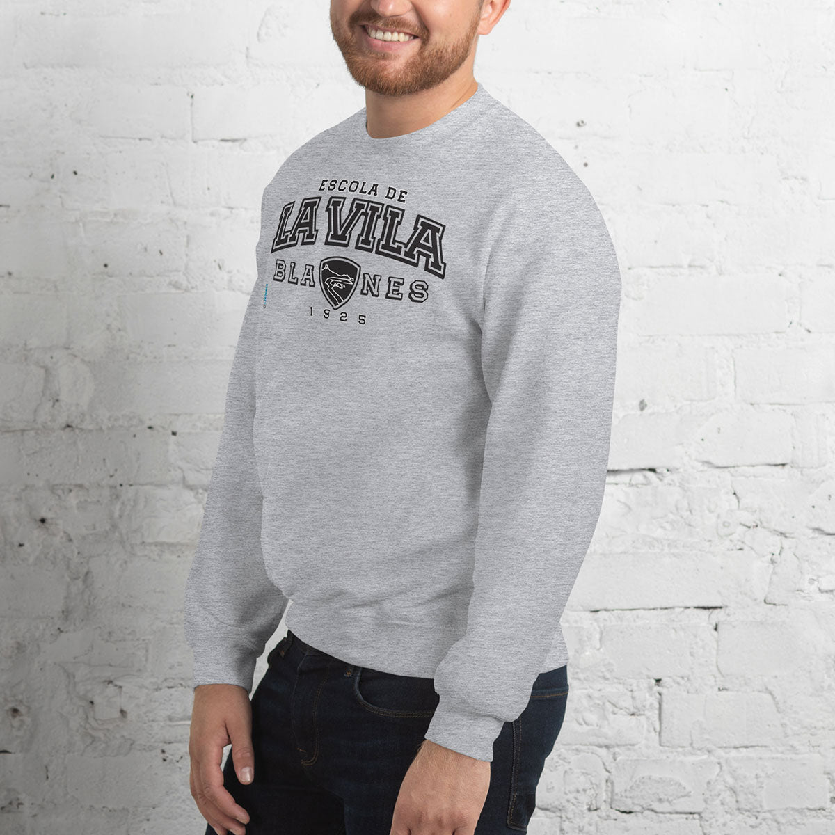 [465] LA VILA · Sudadera cuello redondo · Unisex · BASIC · Sport Grey