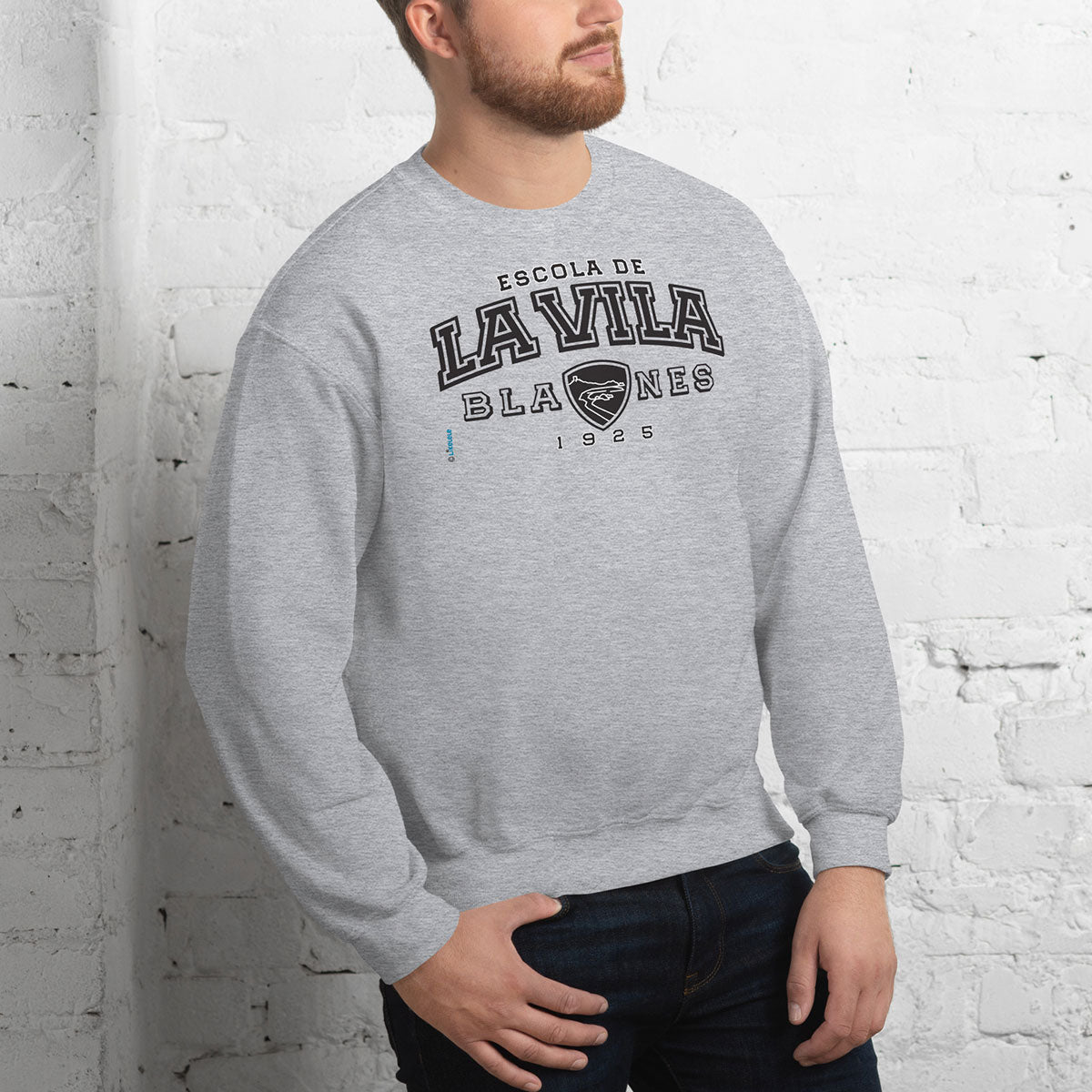 [465] LA VILA · Sudadera cuello redondo · Unisex · BASIC · Sport Grey