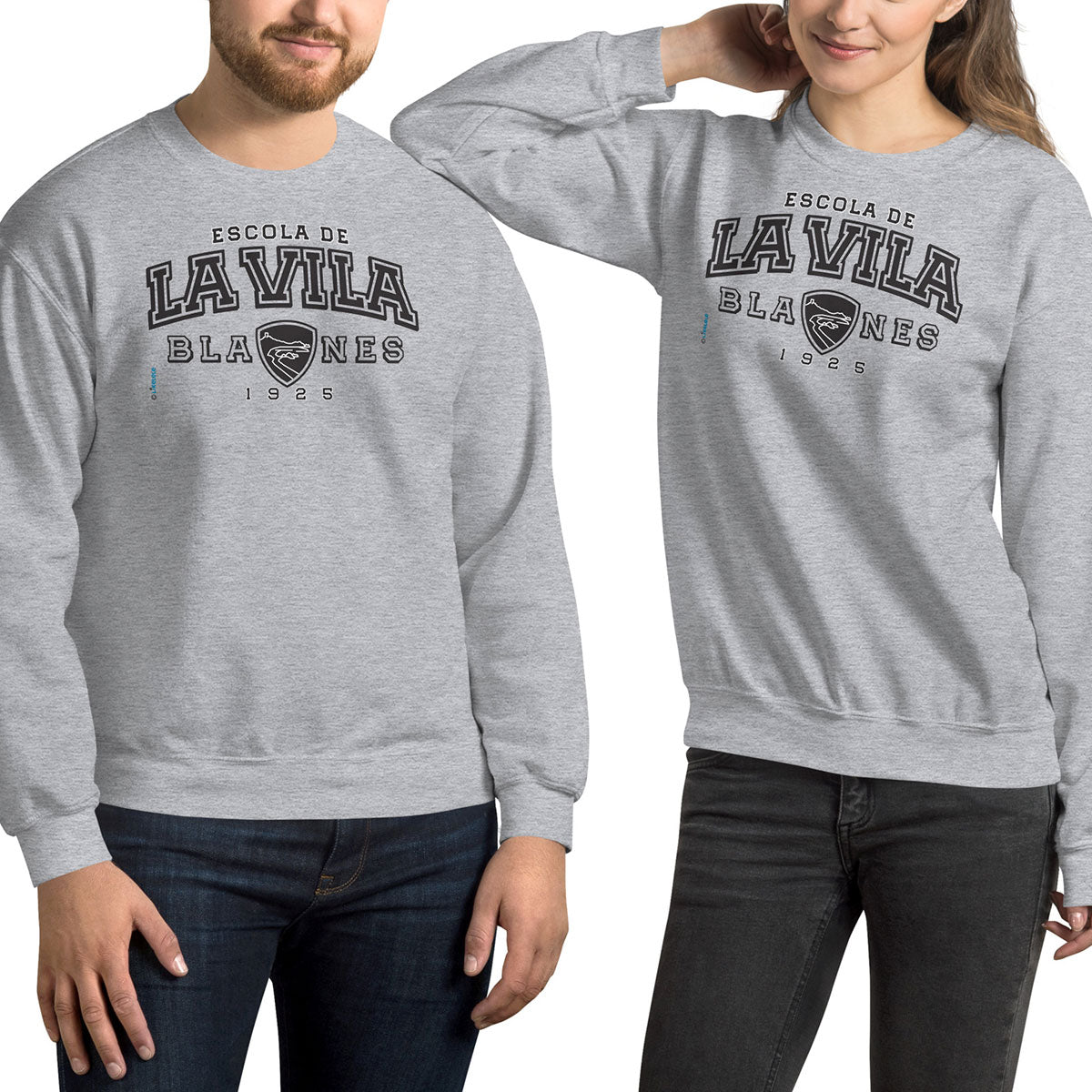 [465] LA VILA · Sudadera cuello redondo · Unisex · BASIC · Sport Grey