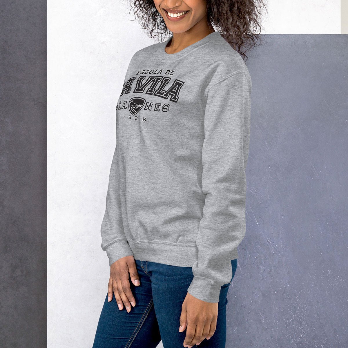 [465] LA VILA · Sudadera cuello redondo · Unisex · BASIC · Sport Grey
