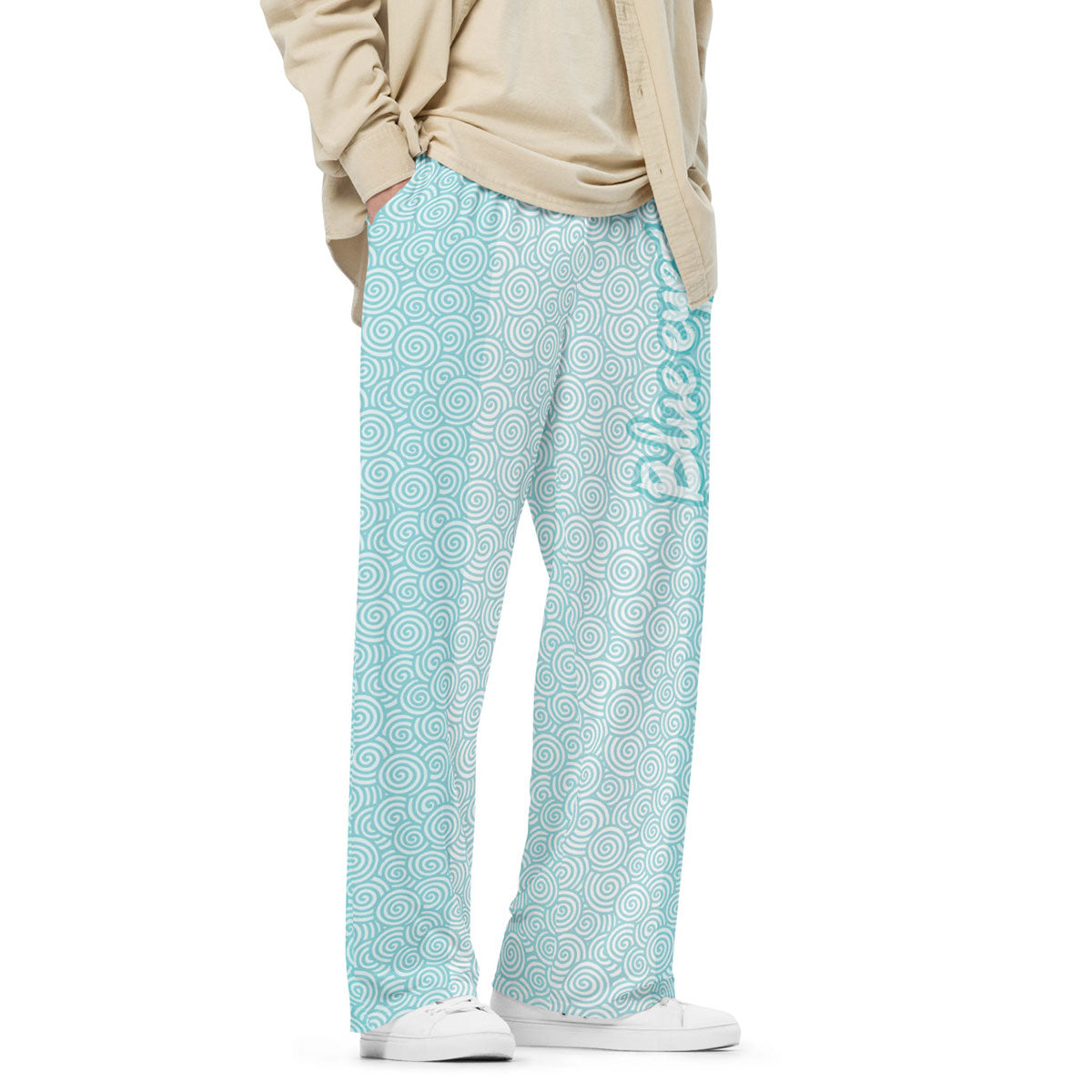 [473] BLUE EYES · Pantalón ancho All-Over-Print · Unisex · PREMIUM