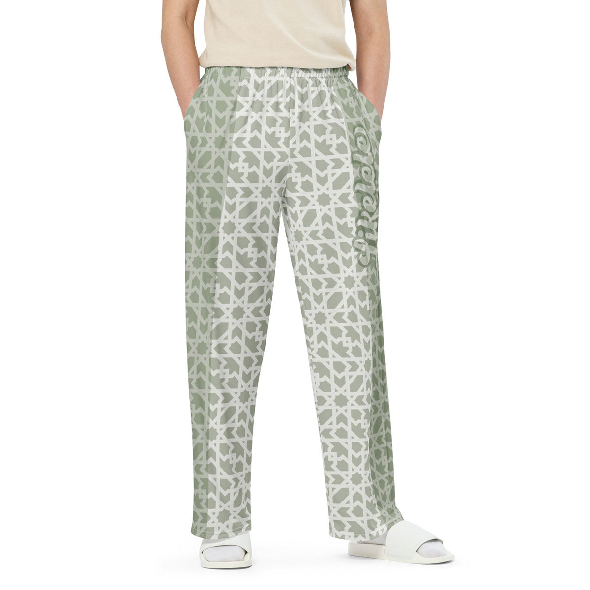 [477] LIKELELE world · Pantalón ancho All-Over-Print · Unisex · PREMIUM